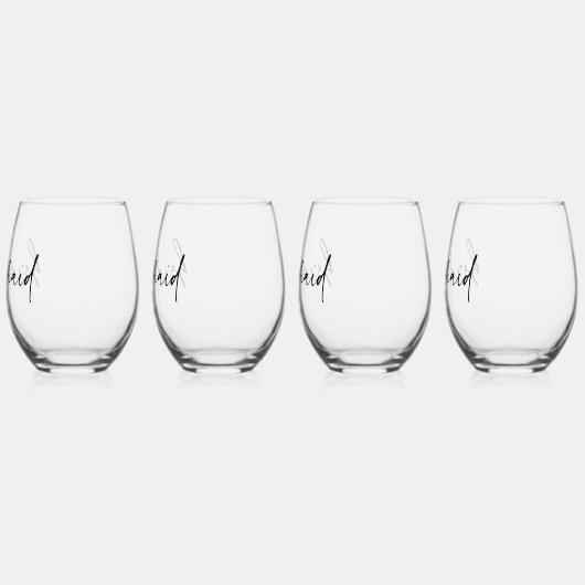 Bruidsmeisje Gift Aangepaste Wijn Glas Drinkware S (Links)