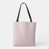 Bruidsmeisje GIft Elegant Blush Roze Bloemen Tote Bag (Achterkant)