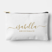 Bruidsmeisje Gift Gold Naam Etui (Voorkant)