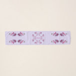 Bruidsmeisje Gift Orchids Lange Chiffon sjaal<br><div class="desc">Verbluffende lange of langere chiffon sjaal. Deze mooie sjaal heeft een achtergrond van lichte lavendel (parfumblauw) met Deep Red Maroon tot Red Violet Orchids. Bijpassende tas en vierkante sjaal beschikbaar. Volledig aanpasbaar. Ontworpen door Claudine Boerner.</div>