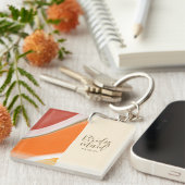 Bruidsmeisje Gifts Sleutelhanger - Zonsondergang g (Voorkant Rechts)