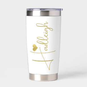 bruidsmeisje   Gold Script-naam Geïsoleerde Drinkbeker