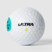 Bruidsmeisje golfbal uitnodigen golfballen (Logo)