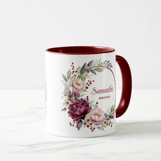 Bruidsmeisje gunstgeschenk mok (Voorkant rechts)