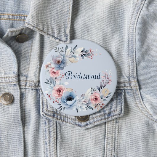 Bruidsmeisje gunstgeschenk ronde button 4,0 cm (In situ)