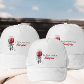 Bruidsmeisje heeft een Sangria vrijgezellenbruid n Trucker Pet