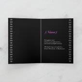 Bruidsmeisje Huwelijk Bedankt - PAARSE Jurk (Binnen)