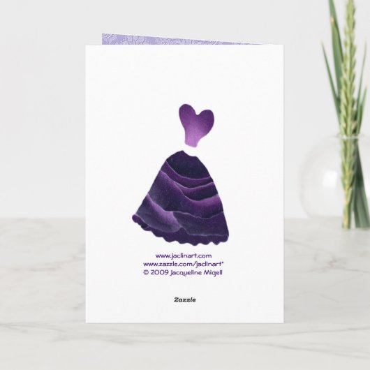 Bruidsmeisje Huwelijk Bedankt - PAARSE Jurk S341 (Achterkant)