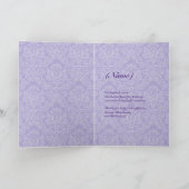 Bruidsmeisje Huwelijk Bedankt - PAARSE Jurk S341 (Binnen)