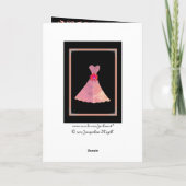 Bruidsmeisje Huwelijk Bedankt - PERZIKEN Jurk (Achterkant)