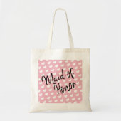 Bruidsmeisje huwelijksfeest cadeau tote bag (Voorkant)