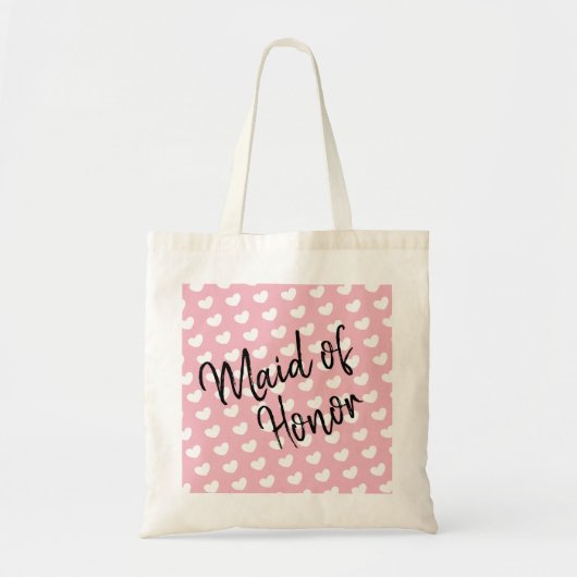 Bruidsmeisje huwelijksfeest cadeau tote bag (Voorkant)