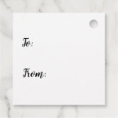 Bruidsmeisje huwelijksfeest dank u  blik bedankjes labels (Achterkant)