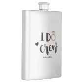 Bruidsmeisje I Do Crew Zwart en Wit Fles Flacon (Rechts)