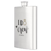Bruidsmeisje I Do Crew Zwart en Wit Fles Flacon (Links)