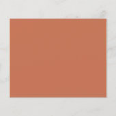 Bruidsmeisje informatiekaart - Terracotta neutrale (Achterkant)