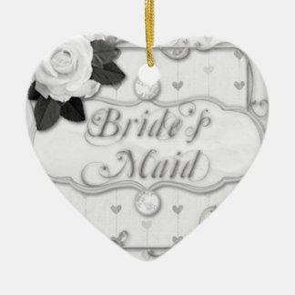 bruidsmeisje keramisch ornament