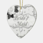 bruidsmeisje keramisch ornament (Links)