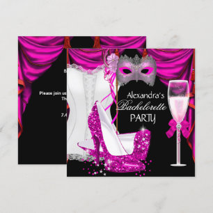 Bruidsmeisje korset Roze Masquerade Champagne 2 Kaart