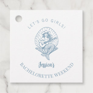 Bruidsmeisje kust cowgirl strand bruidsmeisje bedankjes labels