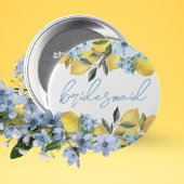 Bruidsmeisje Lemon Vrijgezellenfeest Pin op Button
