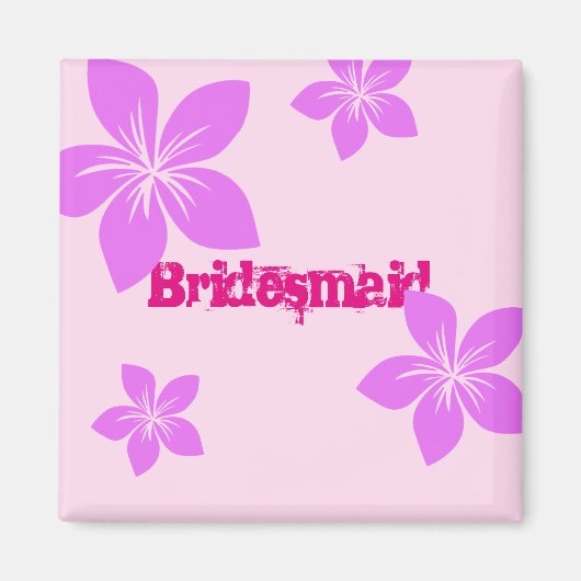 Bruidsmeisje Magneet (Voorkant)