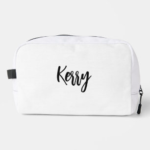 Bruidsmeisje make-up tas-gepersonaliseerde leren t toilettasje