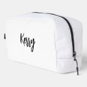 Bruidsmeisje make-up tas-gepersonaliseerde leren t toilettasje (Rechterhoek)