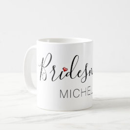 Bruidsmeisje met naam koffiemok