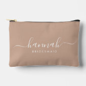 Bruidsmeisje Modern Minimal Script Cosmetisch Etui (Voorkant)