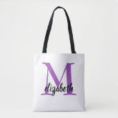 Bruidsmeisje Modern Minimalistisch Schrift Juffert Tote Bag (Voorkant)