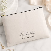 Bruidsmeisje | Modern Minimalistisch Schrift Roze Etui