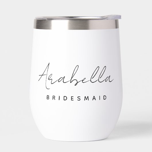 Bruidsmeisje | Modern Minimalistisch Script Hen Pa (Links)
