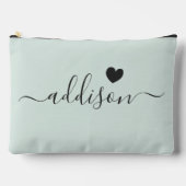 Bruidsmeisje Modern Schrift Licht Munt Hart Etui (Voorkant)