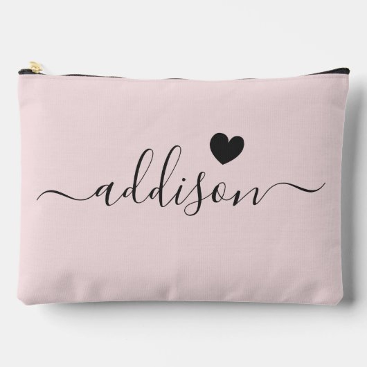 Bruidsmeisje Modern Script Blush Pink Heart Etui (Voorkant)