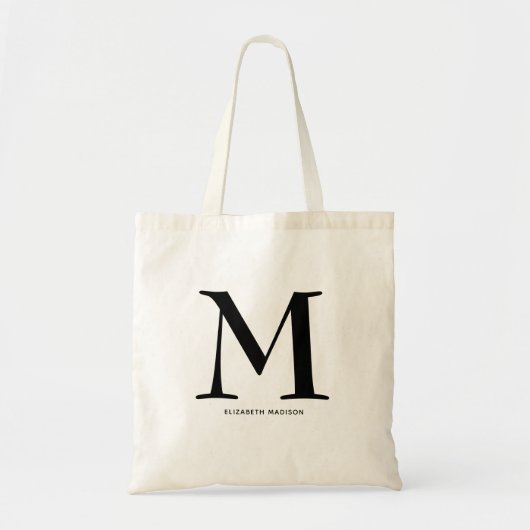 Bruidsmeisje Moderne Minimalistische Bachelorette Tote Bag (Voorkant)