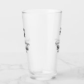 Bruidsmeisje naam toevoegen monogram eenvoudig min glas (Rechts)