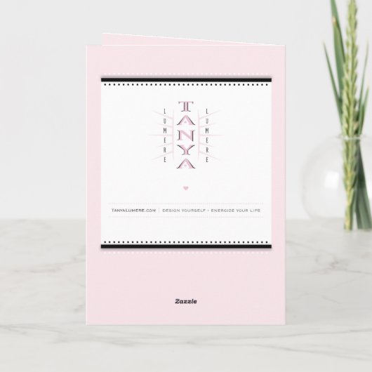 Bruidsmeisje neef Elegante Rozen Harten Bow Kaart (Achterkant)