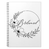 bruidsmeisje notitieboek (Voorkant)