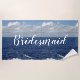 Bruidsmeisje Oceaan Golven Strand Handdoek