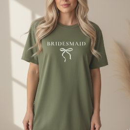 Bruidsmeisje op maat gemaakte trui voor bruiloftsg t-shirt