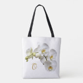 Bruidsmeisje Orchideeën Bloemen gepersonaliseerd Tote Bag (Achterkant)