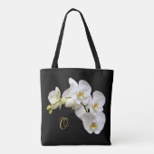 Bruidsmeisje Orchideeën Bloemen gepersonaliseerd Tote Bag (Achterkant)