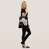 Bruidsmeisje Orchideeën Bloemen gepersonaliseerd Tote Bag (Op model)