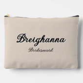 Bruidsmeisje Oud Geld Zwart + Beige Diamond Checke Etui (Voorkant)