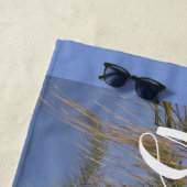 Bruidsmeisje Palmboom Strandhanddoek Strandlaken (In situ)