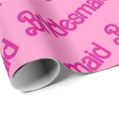 bruidsmeisje patroon cadeaupapier (Rol Hoek)