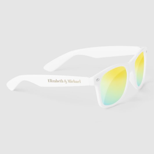 Bruidsmeisje, Persoonlijke Trouwfeest Uitnodiging Zonnebrillen (Rechts)