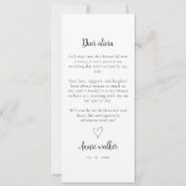 Bruidsmeisje Photo Strip 3 Afbeeldingen voorstel K Save The Date (Achterkant)