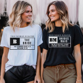 Bruidsmeisje Rating Bachelorette Party T-shirt